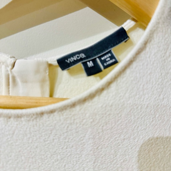 Vince off white shift dress M NWOT unworn - Picture 3 of 4